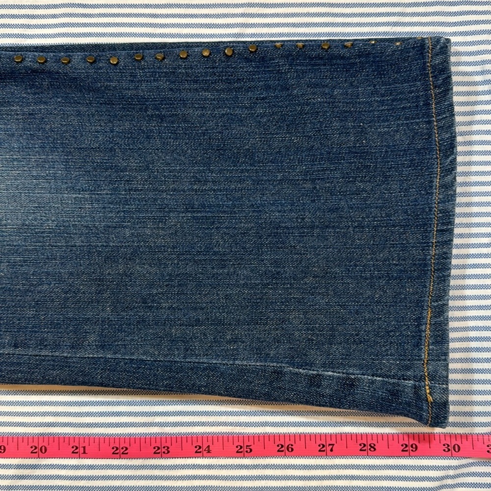 ❌SOLD❌Ralph Lauren Size 8 Women’s Boot Cut Studded Jeans - Picture 9 of 11